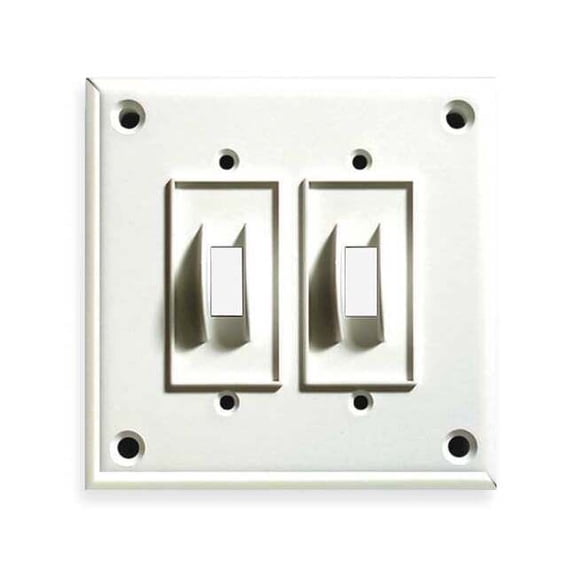 Cortech Tgl Switch Wll Plt,Stnd;Yllw,2Gng,Txtr TPDS