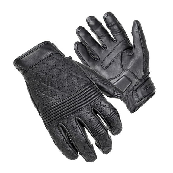 Cortech Scrapper Mens Leather Motorcycle Gloves Black 3XL