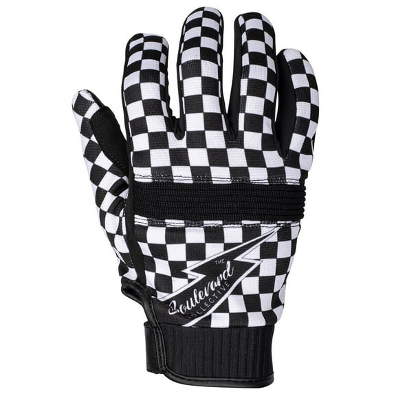 Cortech Thunderbolt Mens Textile Motorcycle Gloves Black/White XXL