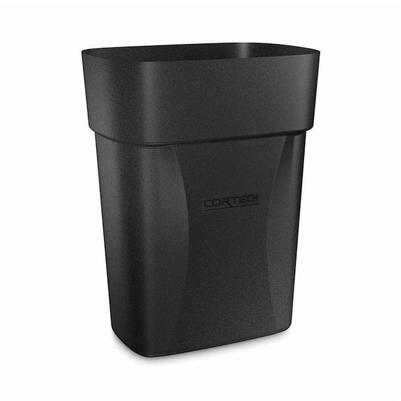 Cortech Trash Can, Blk, 3.5 gal, Plastic 714BK