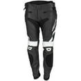 thumbnail image 1 of Cortech Apex Womens Leather Motorcycle Pants Black/White LG, 1 of 2