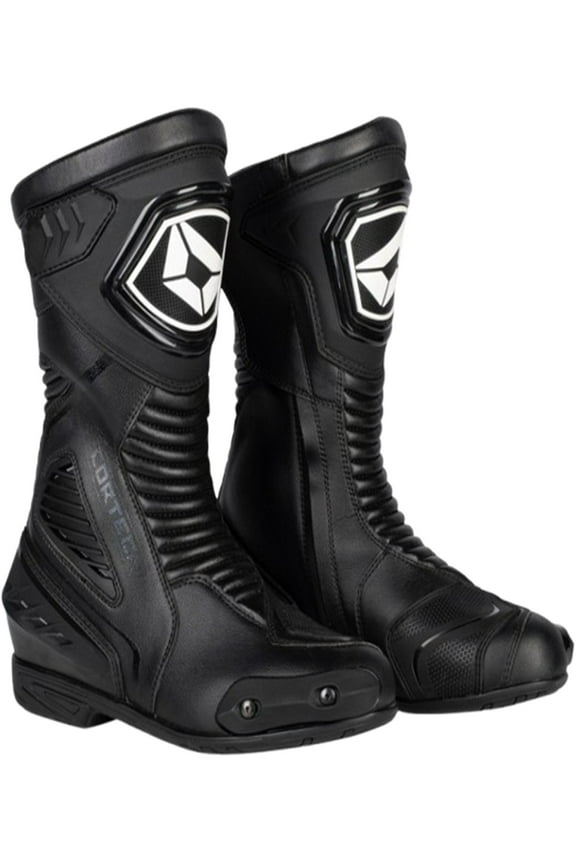 Apex RR Womens Waterproof Motorcycle Boots Black 8 USA