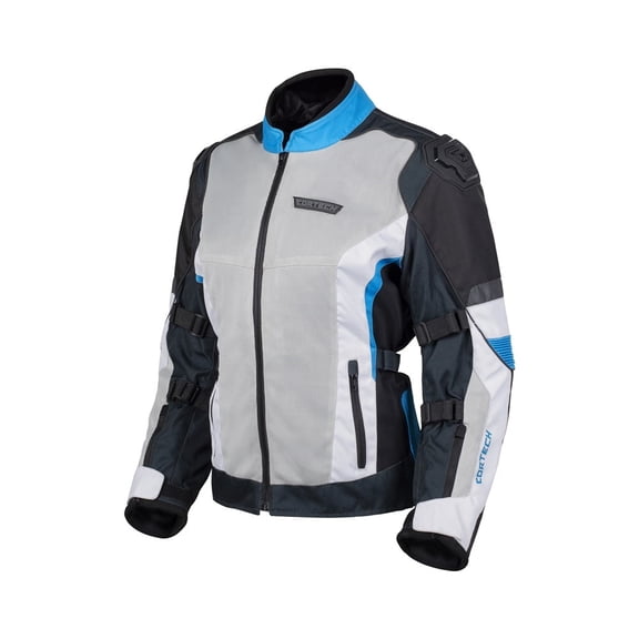 Cortech Hyper-Flo Air Womens Textile Motorcycle Jacket Blue LG