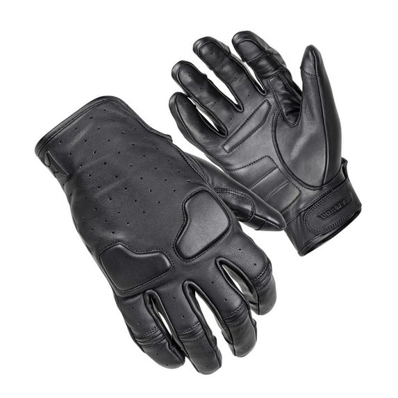 Cortech Slacker Womens Leather Motorcycle Gloves Black XL