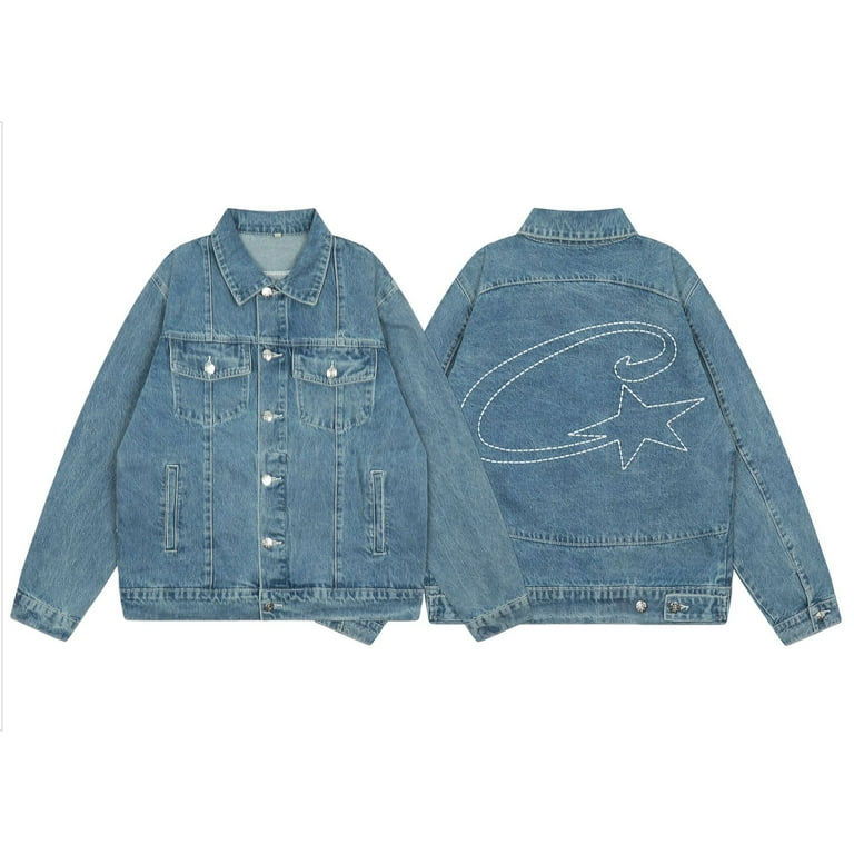 【大特価!!】 casual jacket denim Corteiz long jacket jean vintage sleeve ジャケット・アウター