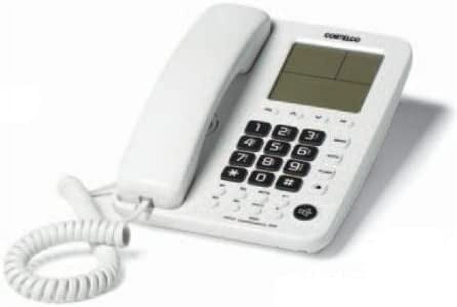 Retro Ash Corded Desk Phone with Caller ID and Speakerphone