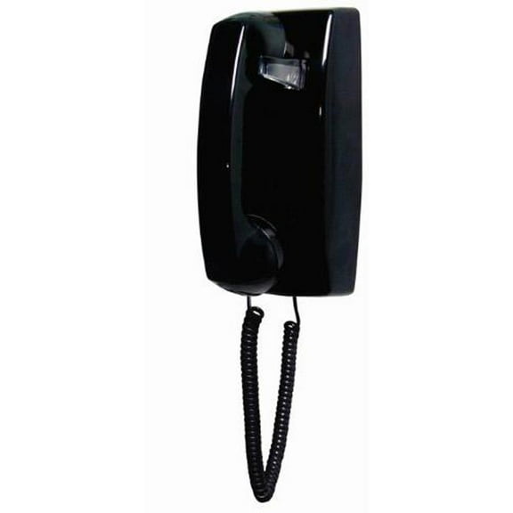 Cortelco 255400VBANDL Standard Phone - Black - Corded - 1 x Phone Line