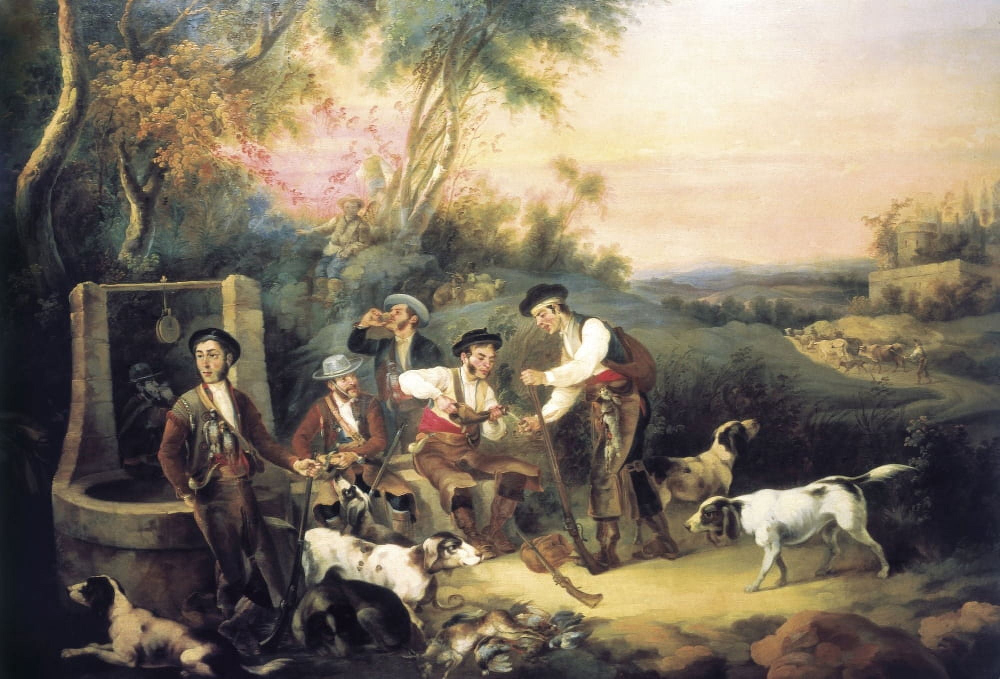 Cortes Y Aguilarandr??¬©s (1815-1880) Canvas Art - (24 x 18)