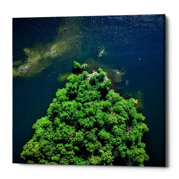 Cortesi Home 'Archipelago Island' by Nicklas Gustafsson, Canvas Wall Art, 18"x18"