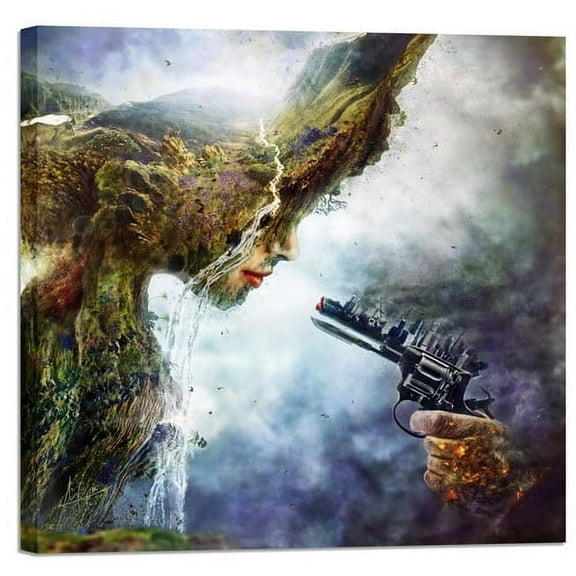 Cortesi Home ''Betrayal'' by Mario Sanchez Nevado Graphic Art on Wrapped Canvas