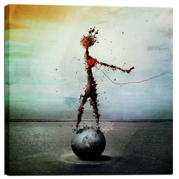 Cortesi Home ''Blood'' by Mario Sanchez Nevado Graphic Art on Wrapped Canvas