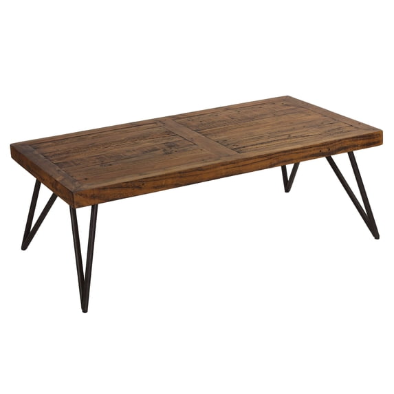 Cortesi Home Busse Coffee Table with Solid Wood Top