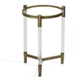 thumbnail image 1 of Cortesi Home Claro Round Clear Acrylic End Table, 1 of 5