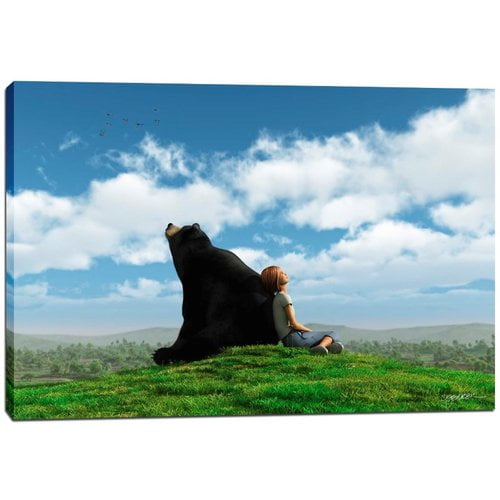 Cortesi Home 'Cloud Watchers' by Cynthia Decker, Canvas Wall Art, 12" x 18"