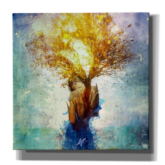 Cortesi Home 'Forgiveness' by Mario Sanchez Nevado, Canvas Wall Art, 18" x 18"