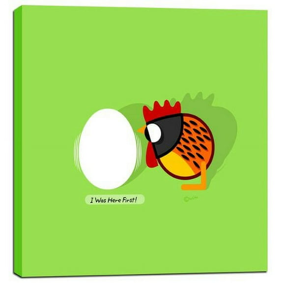 Cortesi Home ''Here First'' by Chuck Wimmer Graphic Art on Canvas