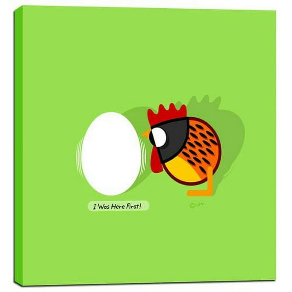 Cortesi Home ''Here First'' by Chuck Wimmer Graphic Art on Canvas