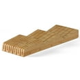 thumbnail image 1 of Cortesi Home Kassandra Natural Bamboo In-Drawer Knife Block, 1 of 4