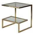 thumbnail image 1 of Cortesi Home Luician Contemporary End Table, Brushed Gold, 1 of 6