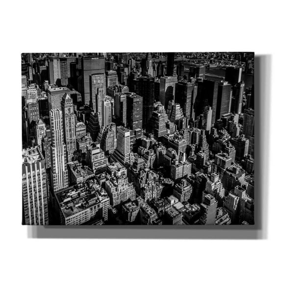 Cortesi Home 'Manhattan Rooftop View' by Nicklas Gustafsson Canvas Wall Art, 54"x40"