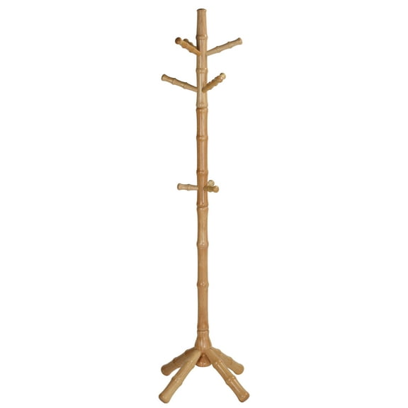 Cortesi Home Monica Wooden Coat Rack, Natural