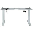 thumbnail image 1 of Cortesi Home Nova Electric Height Adjustable Desk Frame with Dual Motor, White, 1 of 5