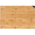 thumbnail image 1 of Cortesi Home Nuri Natural Bamboo Cutting Board with Knife Sharpener, 12"x18", 1 of 3