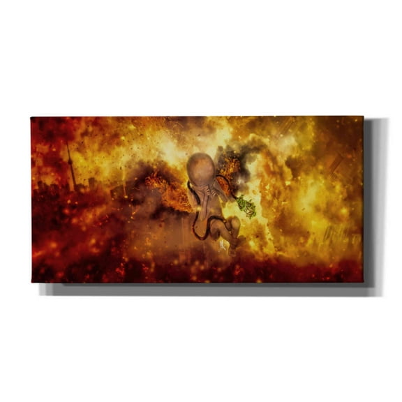 Cortesi Home 'Phoenix Newborn' by Mario Sanchez Nevado, Canvas Wall Art, 40"x20"