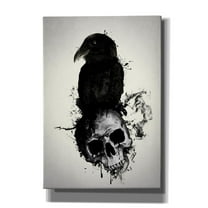 Cortesi Home 'Raven and Skull' by Nicklas Gustafsson, Canvas Wall Art, 18" x 26"