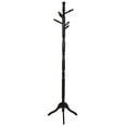 thumbnail image 1 of Cortesi Home Ross Wooden Swivel Coat Rack, Walnut, 1 of 2