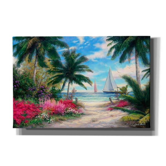 Cortesi Home Sea Breeze Trail by Chuck Pinson Painting Print on Wrapped Canvas