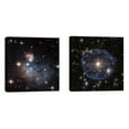 thumbnail image 1 of Cortesi Home Stellar Fingerprint Series Nasa Hubble Space Telescope Diptych 2 Piece Photographic Print on Wrapped Canvas Set, 1 of 2