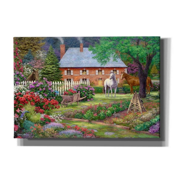 Cortesi Home 'The Sweet Garden' by Chuck Pinson, Canvas Wall Art, 26"x18"