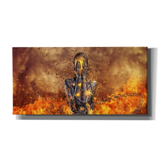 Cortesi Home 'Through Ashes Rise Landscape' by Mario Sanchez Nevado, Canvas Wall Art, 60"x30"