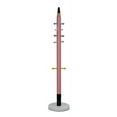 thumbnail image 1 of Cortesi Home Tickle Me Pink Pencil Kids Coat Rack Tree with Marble Base, 1 of 3