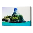 thumbnail image 1 of Cortesi Home  "Tropical Island" by Nicklas Gustafsson, Giclee Canvas Wall Art - Blue 18" x 12", 1 of 2