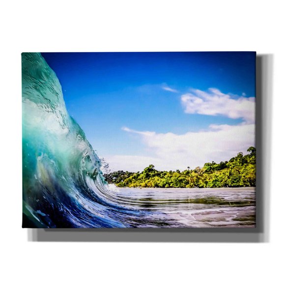 Cortesi Home 'Tropical Wave' by Nicklas Gustafsson Canvas Wall Art, 16"x12"