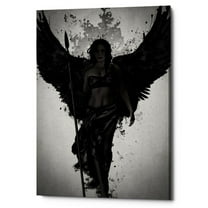 Cortesi Home  "Valkyrja" by Nicklas Gustafsson, Giclee Canvas Wall Art - White 18" x 26"