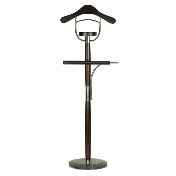 Cortesi Home Winfield Executive Marble Base Suit Rack and Valet Stand