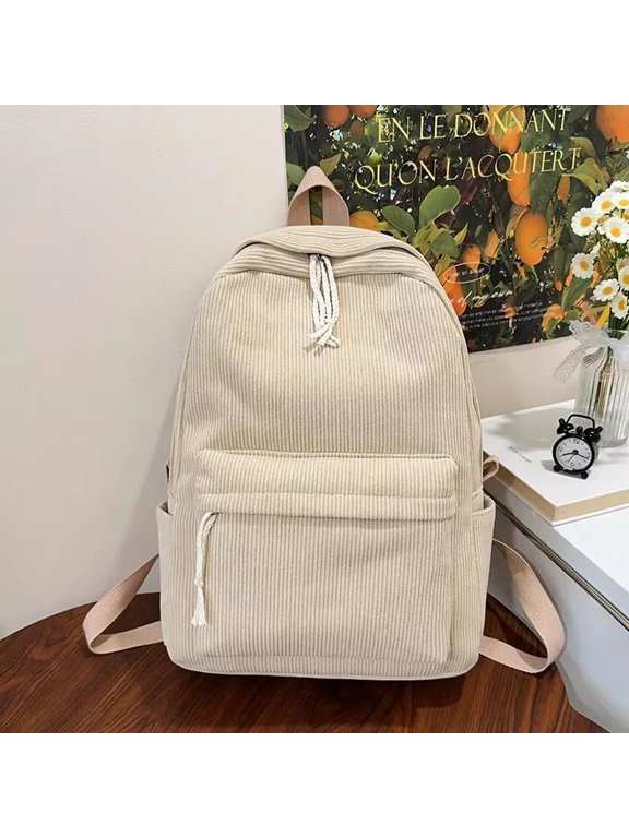 Cortex Backpack Women's Bag 2025 Autumn and Winter New Korean Style Simple Street Trend Large Capacity Casual Women's Backpack
