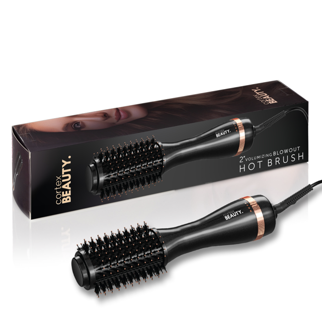 Cortex Beauty 2" Volumizing Blowout Hot Brush for Straight and Curly