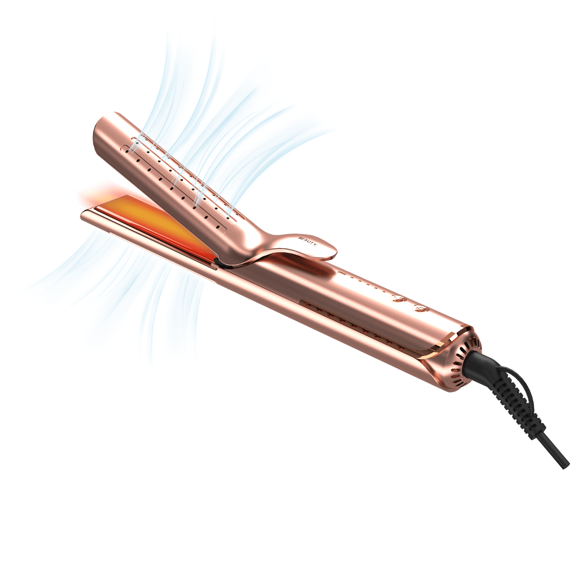 Cortex Beauty AirGlider 2in1 Cool Air Flat Iron/curler with 360