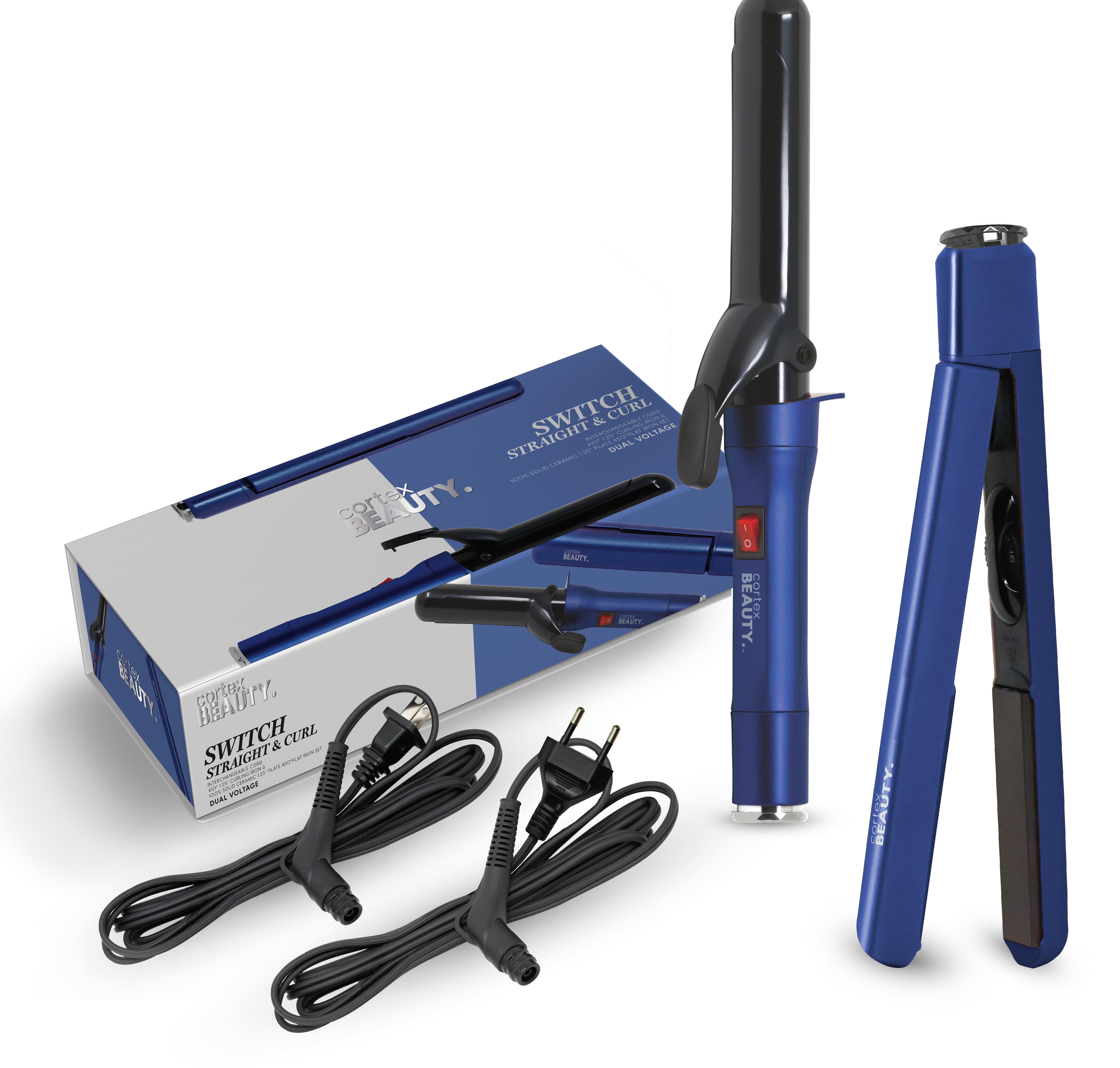 - Cortex beauty Switch Flat Iron Cortex Beauty Switch Flat Iron, 100% Ceramic Plates, Liberia  main image 3