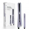 thumbnail image 1 of Cortex International  1.25 & 0.5 in. Black Series Duo Platinum Travel Size Gemstone Infused Ceramic Plates Duet Hair Straightening Flat Iron, Lavender, 1 of 1