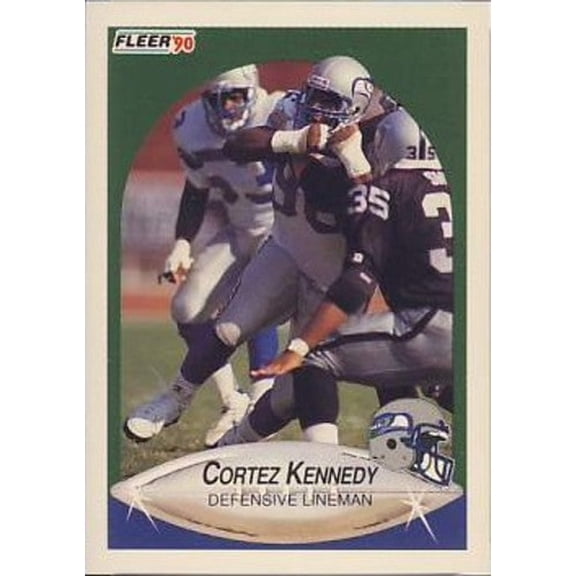 Cortez Kennedy Seattle Seahawks 1990 Fleer Update Rookie Card