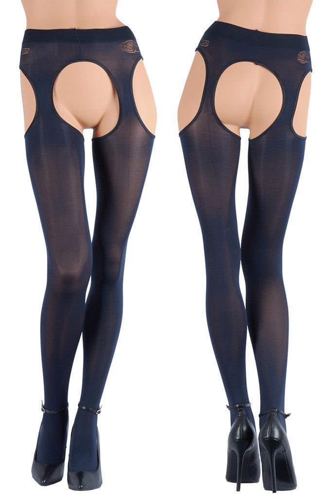 suspender tights outfit