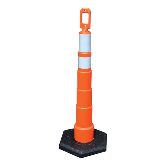 Cortina Grip N Go Channelizer Cone, Fluorescent Orange, 1/Each
