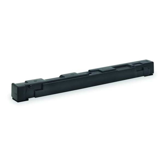 Barricade Weight, Polypropylene, 2 in Height, 12 in Length, 4 lb, Black