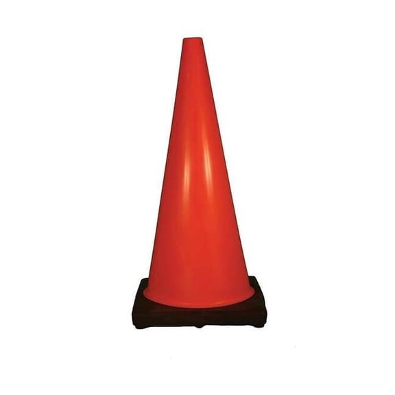 Cortina Safety Products CONE 28IN RED/ORANGE W/BLACK BASE 03-500-07
