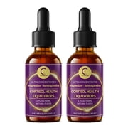 Cortisol Liquid Drops,Cortisol Supplementfor Women & Men,Blueberry Flavour, 2 FL oz2 Pack